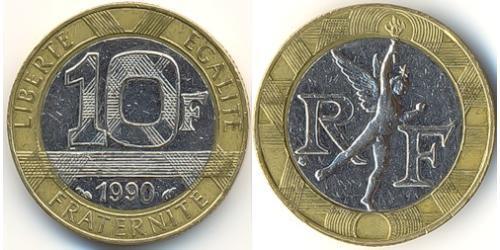10 Franc Cinquième République (1958 - ) Cuivre/Nickel 
