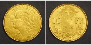 10 Franc Switzerland Gold 