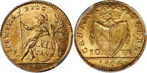 10 Franc Switzerland Gold 