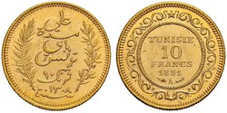 10 Franc Tunesien Gold 