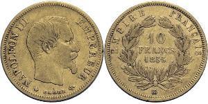 10 Franc Zweites Kaiserreich (1852-1870) Gold Napoleon III (1808-1873)