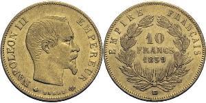 10 Franc Zweites Kaiserreich (1852-1870) Gold Napoleon III (1808-1873)