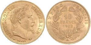 10 Franc Zweites Kaiserreich (1852-1870) Gold Napoleon III (1808-1873)