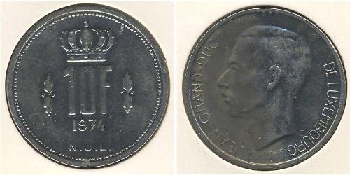 10 Franc Luxemburg Nickel 