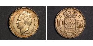 10 Franc Monaco (1297 - ) Or Rainier III