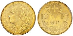 10 Franc Suisse Or 