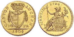10 Franc Suisse Or 