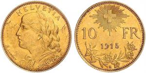 10 Franc Suisse Or 