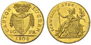 10 Franc Suisse Or 