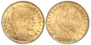 10 Franc Troisième République (1870-1940)  Or 