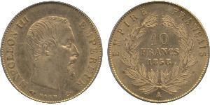 10 Franc Segundo Imperio francés (1852-1870) Oro Napoleon III (1808-1873)