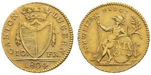 10 Franc Suiza Oro 