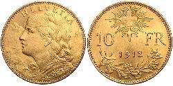 10 Franc Svizzera Oro 