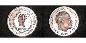 10 Franc Cote dIvoire (1958 - ) Silber 