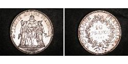 10 Franc Fünfte Französische Republik (1958 - ) Silber 