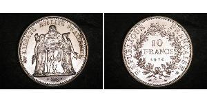 10 Franc Fünfte Französische Republik (1958 - ) Silber 
