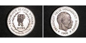 10 Franc Cote dIvoire (1958 - ) Silver 