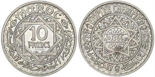 10 Franc Maroc  