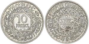 10 Franc Morocco  