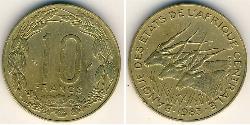 10 Franc République centrafricaine  