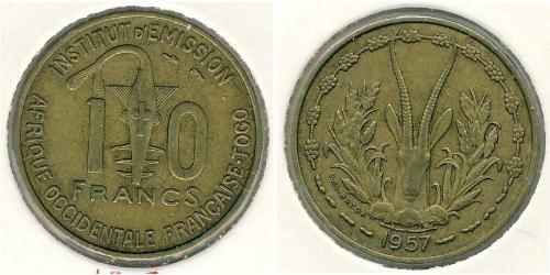 10 Franc 多哥  
