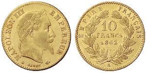 10 Franc 法蘭西第二帝國 (1852 - 1870) 金 拿破仑三世
