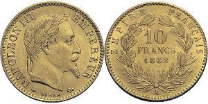 10 Franc 法蘭西第二帝國 (1852 - 1870) 金 拿破仑三世