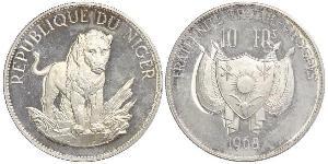 10 Franc 尼日尔 (1960 - ) 銀 