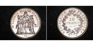 10 Franc 法蘭西第五共和國 銀 