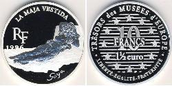 10 Franc / 1.5 Euro Francia Argento 