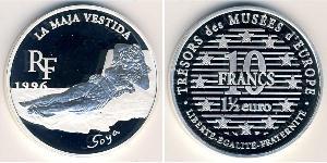 10 Franc / 1.5 Euro Francia Argento 