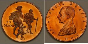 10 Grani Malta (1964 - ) Bronce 
