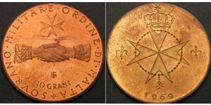 10 Grani Malta (1964 - ) Bronzo 