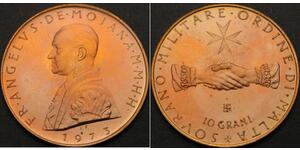 10 Grani Malta (1964 - ) Bronzo 