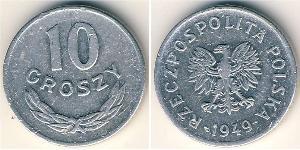 10 Grosh Polonia Aluminio 