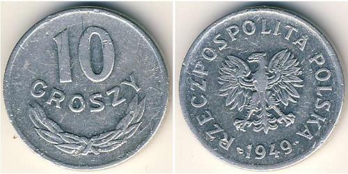 10 Grosh Polen Aluminium 