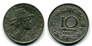 10 Grosh Geschichte Österreichs (1918-1934) Kupfer/Nickel 