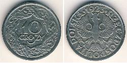 10 Grosh Zweite Polnische Republik (1918 - 1939) Kupfer/Nickel 