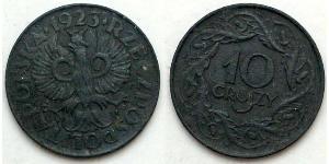 10 Grosh Seconda Repubblica Polacca (1918 - 1939)  