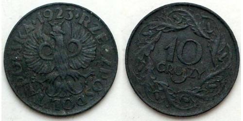 10 Grosh 波兰第二共和国 (1918 - 1939)  
