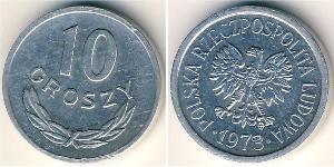 10 Grosh 波兰人民共和国 (1944 - 1989) 铝 