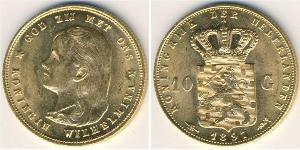 10 Gulden Kingdom of the Netherlands (1815 - ) Gold Wilhelmina of the Netherlands (1880 - 1962)