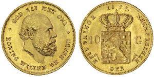 10 Gulden Königreich der Niederlande (1815 - ) Gold 