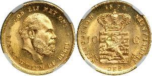 10 Gulden Königreich der Niederlande (1815 - ) Gold 