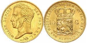 10 Gulden Royaume des Pays-Bas (1815 - ) Or William I of the Netherlands (1772 - 1843)