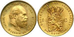 10 Gulden Regno dei Paesi Bassi (1815 - ) Oro 