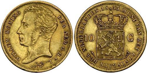 10 Gulden Regno dei Paesi Bassi (1815 - ) Oro William I of the Netherlands (1772 - 1843)