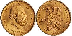 10 Gulden Reino de los Países Bajos (1815 - ) Oro 