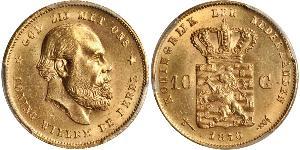 10 Gulden Reino de los Países Bajos (1815 - ) Oro 
