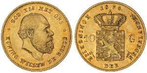 10 Gulden Reino de los Países Bajos (1815 - ) Oro 